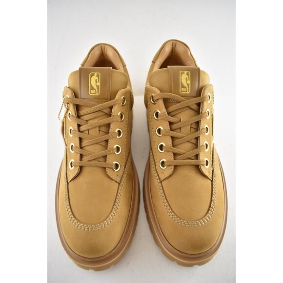 Louis Vuitton LV x NBA Abbesses Derby Beige Suede Lace Up Sneaker UK 9 US 10 11 - Picture 10 of 16